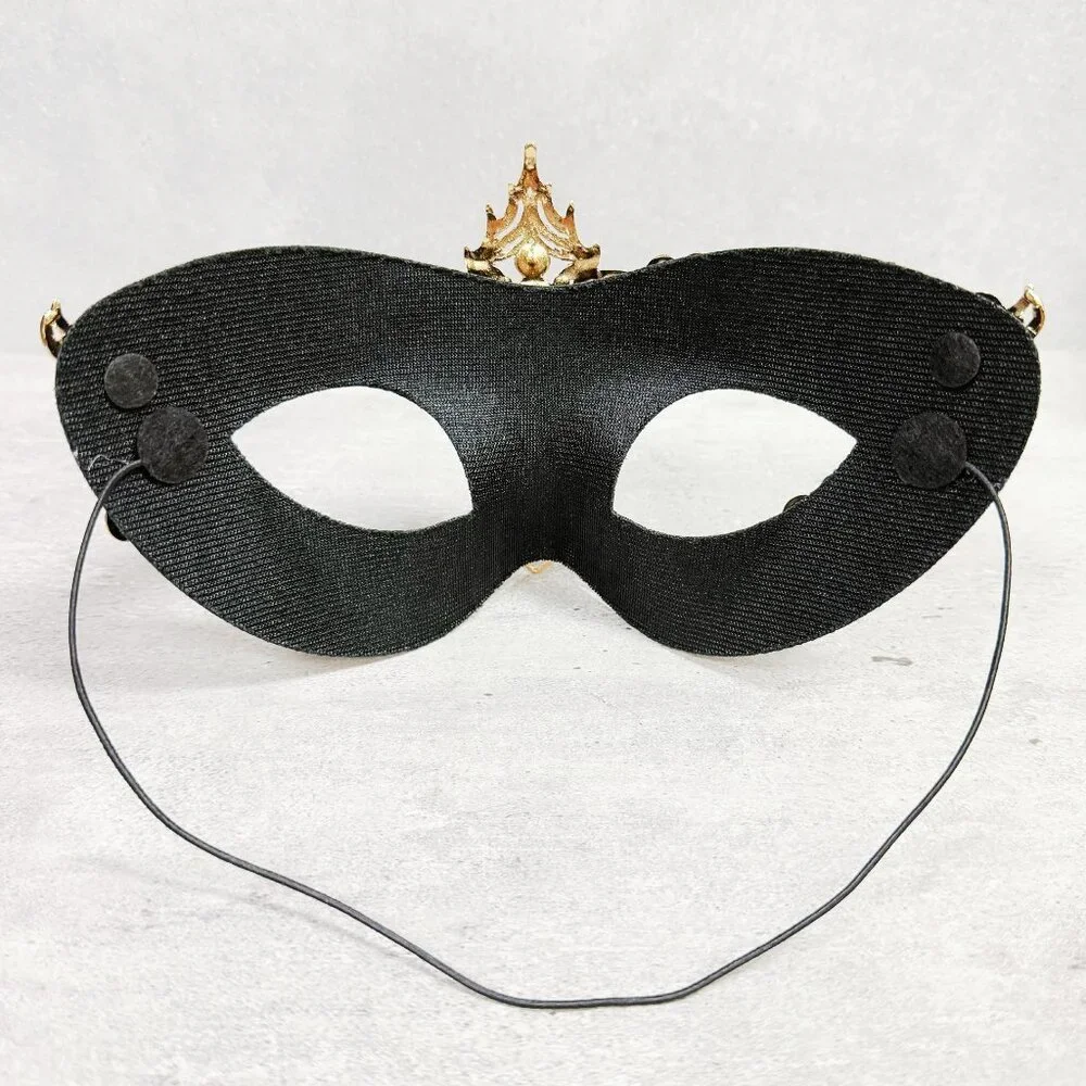 Black masquerade mask, cosplay mask, Halloween mask, Venetian mask, Prom mask